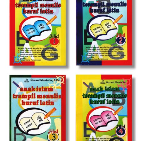 Buku Anak Islam Trampil Menulis Huruf Latin Jilid 1 2 3 4 / AITM